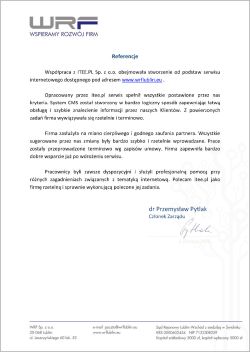 Referencje WRF