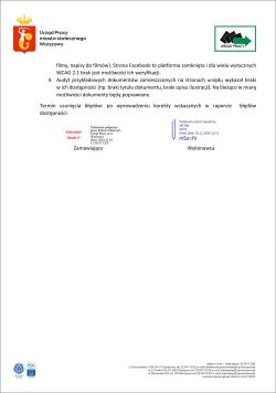 Referencje Protokół odbioru Urzędu Pracy m.st. Warszawy