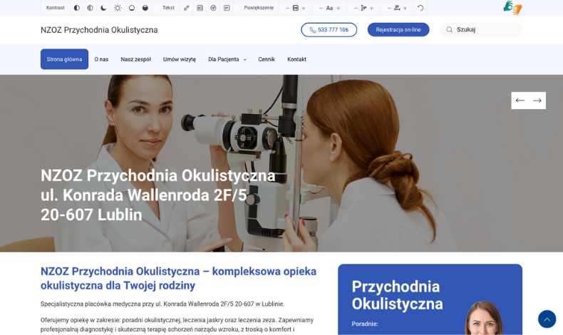 strona internetowa realizacja